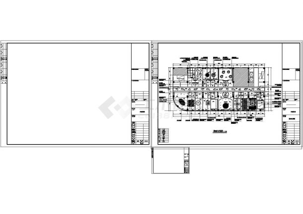 某地主题酒店客房全套设计cad施工图-图一