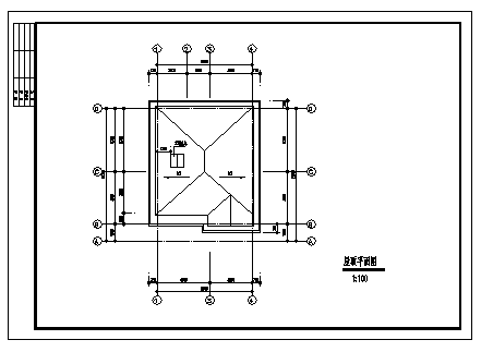 300平方米三层框混结构私人别墅建筑设计cad图，共二十二张-图一