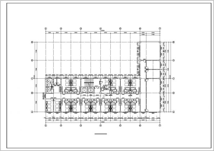 许昌市某商业街11层剪力墙结构商务酒店建筑结构设计CAD图纸_图1