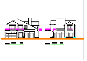 独立两层别墅建筑cad设计施工图