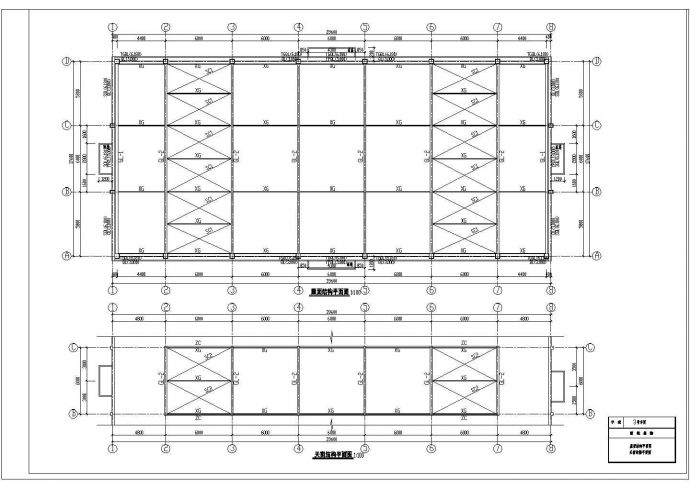 单层钢结构厂房全套结施图（39.6x17.6m）_图1