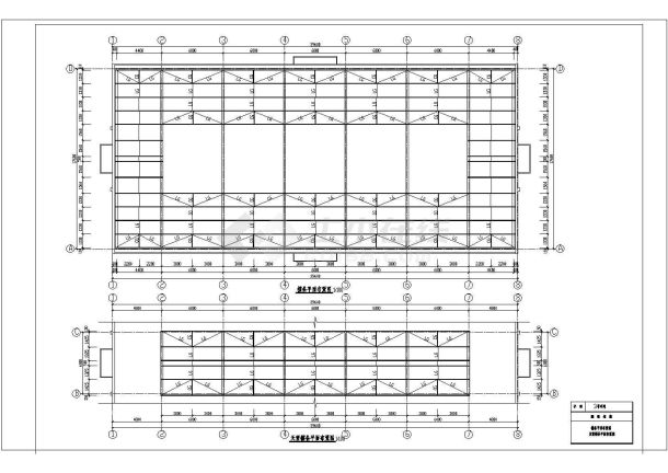 单层钢结构厂房全套结施图（39.6x17.6m）-图二