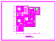 别墅室内装修施工设计CAD图纸_图1