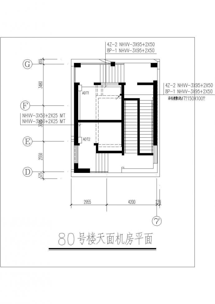 某高层住宅建筑电气全套CAD图纸设计_图1