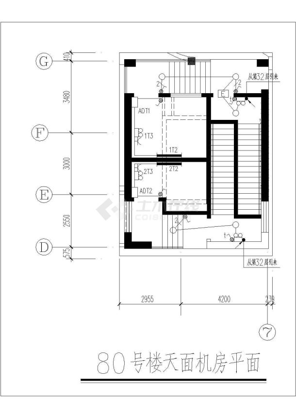 某高层住宅建筑电气全套CAD图纸设计-图二