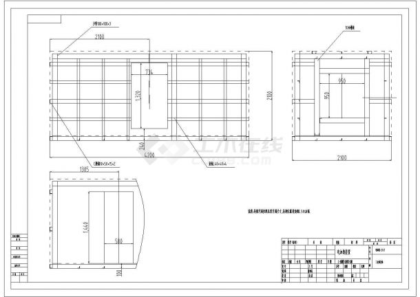 180Kw电加热装置结构设计cad图-图二