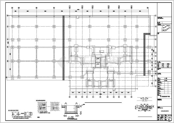 某32层框剪结构商住楼建筑设计施工CAD图纸-图一