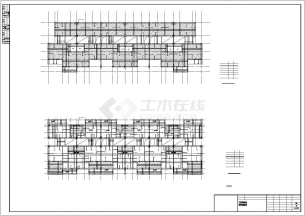 某地下1层地上3层框架结构住宅建筑设计施工CAD图纸-图一