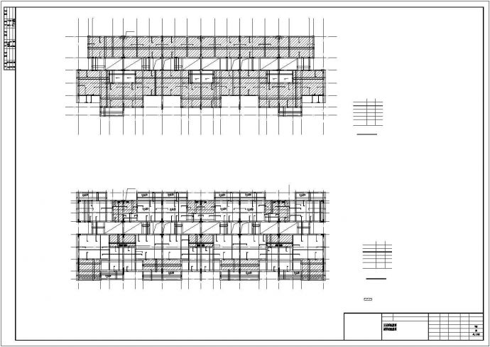 某地下1层地上3层框架结构住宅建筑设计施工CAD图纸_图1