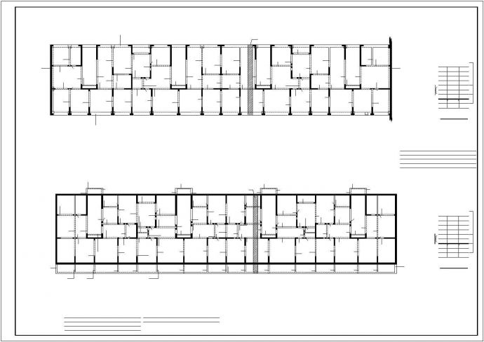 某剪力墙住宅建筑设计施工CAD图纸_图1