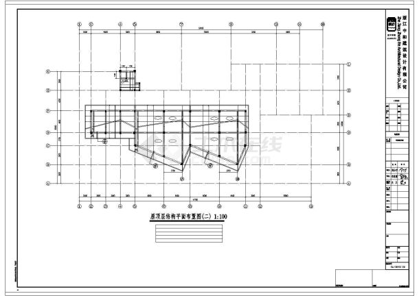 某地上框架结构幼儿园建筑设计施工CAD图纸-图一