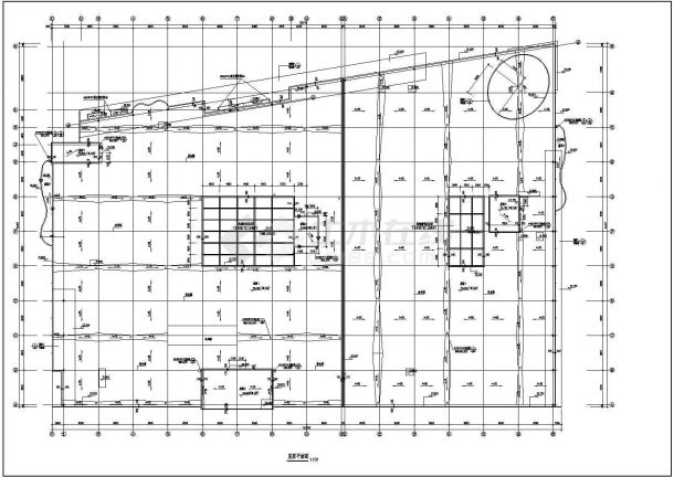 某地建材家居商场建筑设计cad施工图-图二