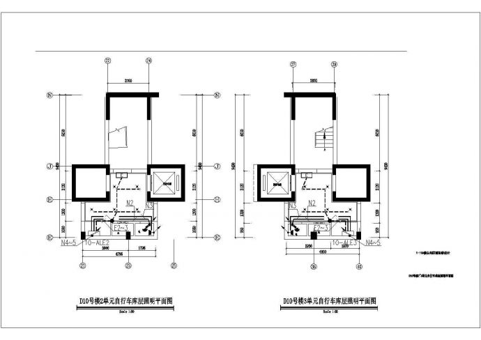 公寓装修工程照明及配电系统施工图_图1