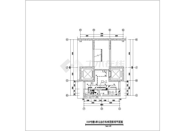 公寓装修工程照明及配电系统施工图-图二