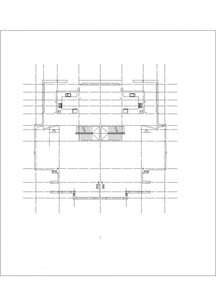 某联排双拼别墅建筑设计施工图（含效果图）_图1