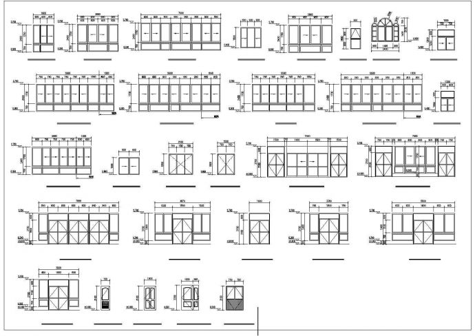 某北美风格精装豪华商业别墅建筑全套方案设计施工CAD图纸_图1