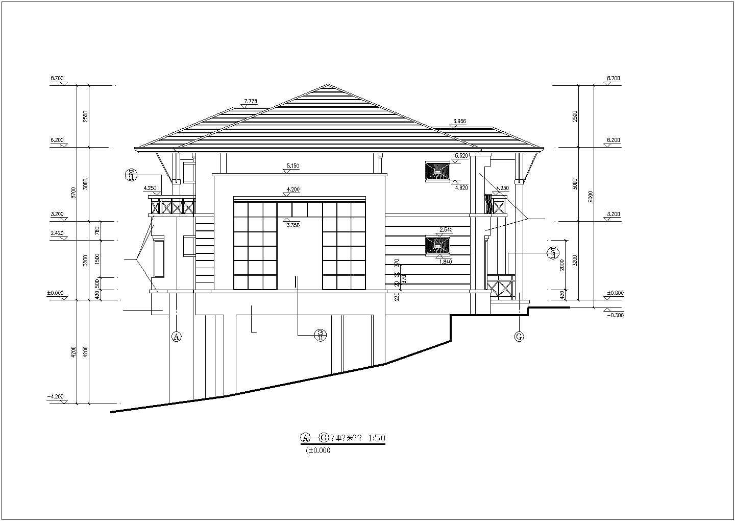 某地区商业楼盘经典独栋精品别墅建筑方案设计施工CAD图纸