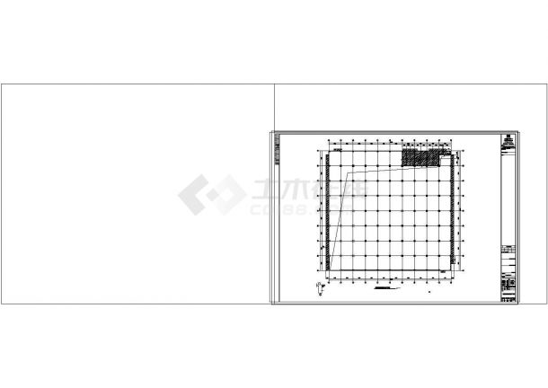  CAD construction drawing for reconstruction and reinforcement design of the fourth floor logistics storage project in a certain place - Figure 1