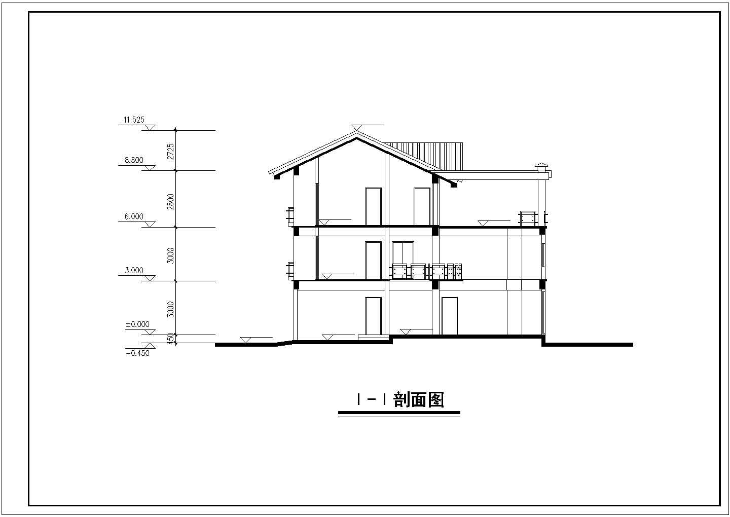某市郊楼盘经典精选别墅建筑全套方案设计施工CAD图纸