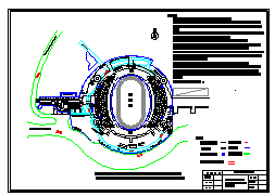 某体育馆工程施工平面布置图（土方、主体、钢结构）-图二