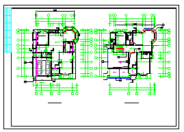 三层别墅建筑设计CAD施工全套图纸