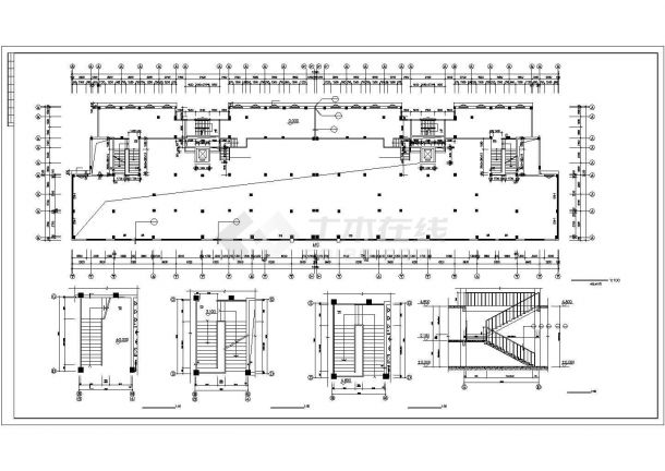 小高层住宅全套建筑设计CAD施工图-图一