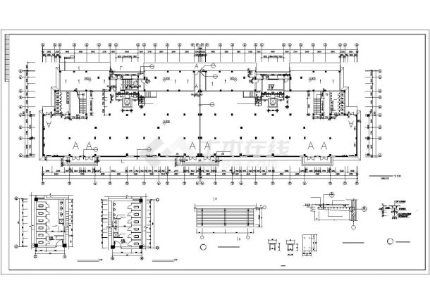 小高层住宅全套建筑设计CAD施工图-图二