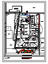[江西]综合楼施工现场平面布置图纸(CAD4张)-图一