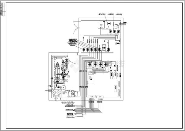 办公楼设计_【苏州】某综合办公楼地源热泵空调全套施工设计cad图纸-图二
