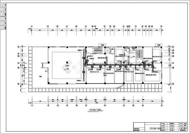 某7层综合楼空调平面设计CAD图-图二