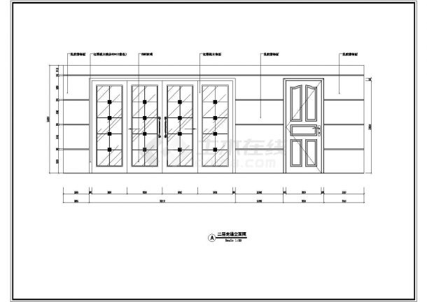 某商业楼盘现代多层精装单体别墅建筑方案设计施工CAD图纸-图二