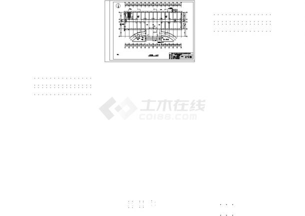 某地5535平米框架七层行政指挥中心全套施工设计图纸（建筑、结构图、计算书、施组）-图一