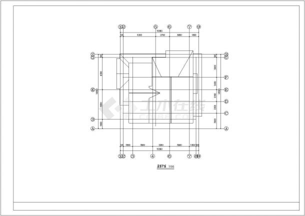 某现代商业楼盘精品别墅建筑全套结构方案设计施工CAD图纸-图一