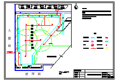[北京]商业广场工程施工现场平面布置施工图纸（主体、装修、临时临电、消防）-图二