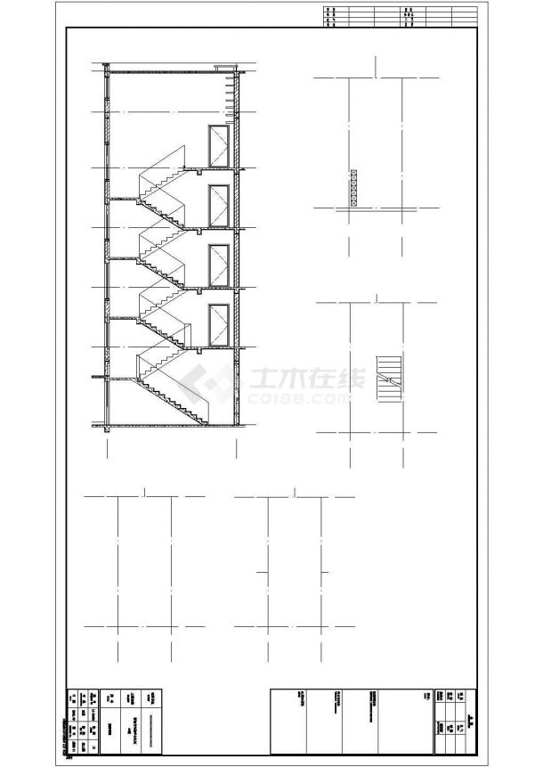 某地上六层框架抗震墙结构住宅楼设计cad全套建筑施工图（含设计说明，含结构设计）-图一