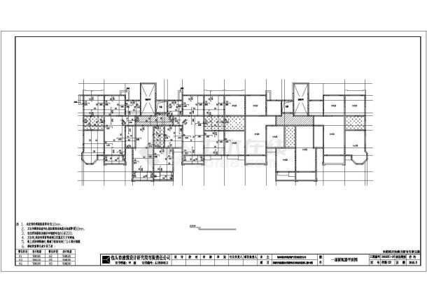 某地上九层剪力墙结构住宅楼设计cad全套结构施工图（含设计说明）-图一