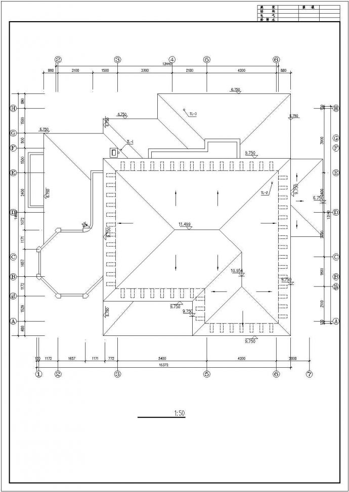 某地3层单体别墅水施工设计图_图1