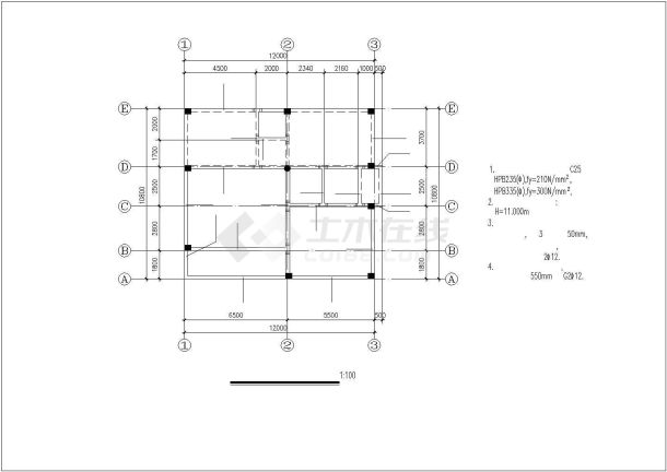 4层：长12米 宽10.8米 农村高档型住宅建施结施【建筑图 结构图】-图二