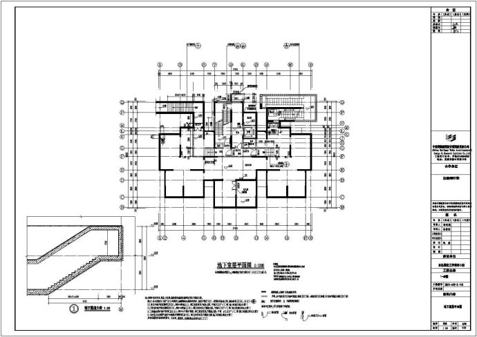 某30层高层住宅楼设计cad全套结构施工图（含设计说明，含钢雨篷图）_图1