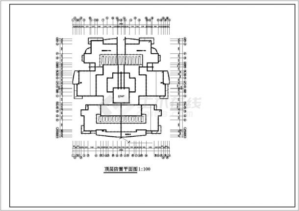 某小高层住宅楼电气设计CAD图，共15张-图二