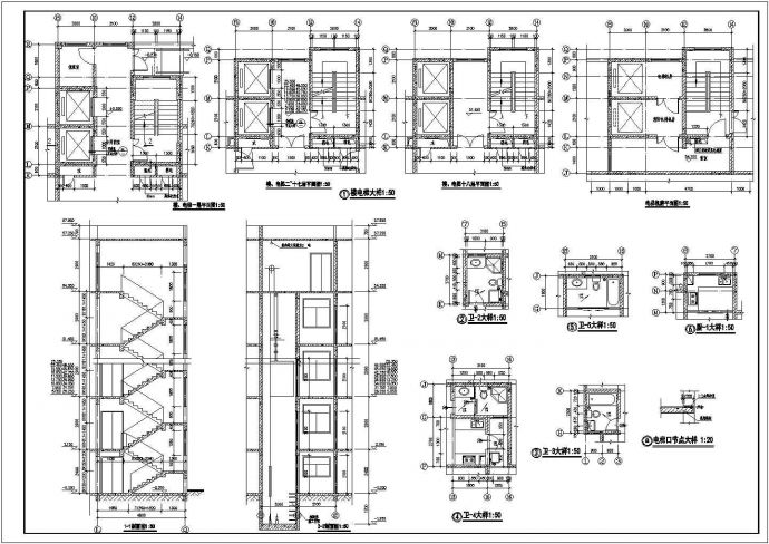 11654平米高层住宅建筑设计施工图_图1