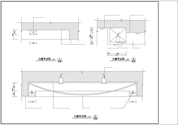 【扬州】某多层旧式风格茶楼全套装修施工设计cad图_图1