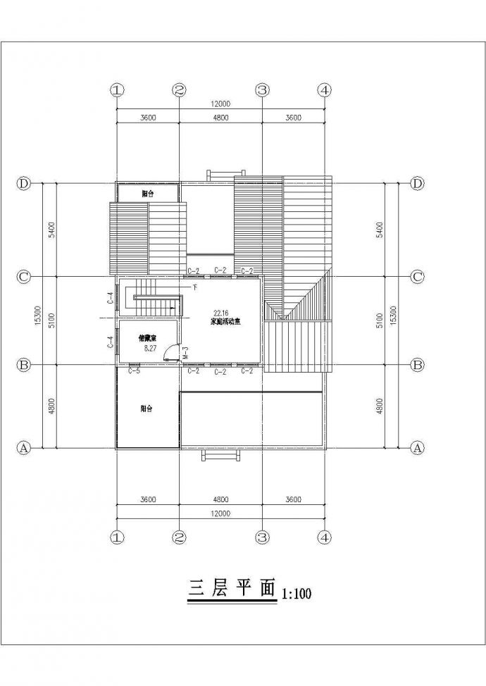 扬州市某地富裕新村住宅楼全套建筑施工设计cad图纸_图1