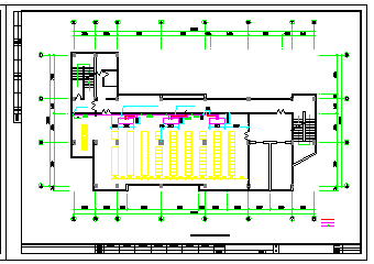上海电信IDC机房全套空调施工cad设计图纸_图1