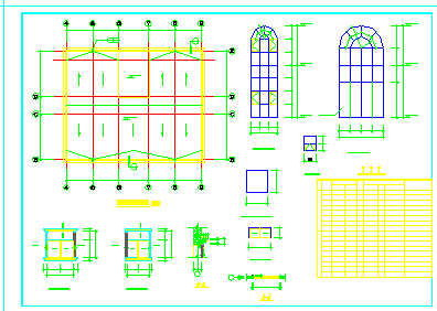 深圳某大型欧式办公建筑CAD施工全套设计图纸-图一