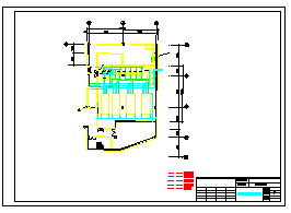 沈阳市水源热泵机房cad施工图纸-图二