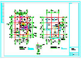 实用3层别墅CAD施工设计图(附效果图)-图二