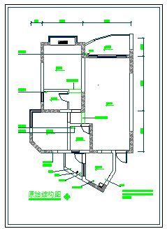 室内家装设计cad施工方案设计图-图二