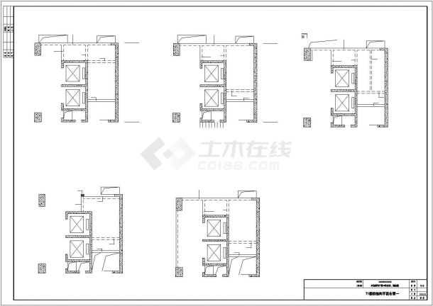 广东地区某商圈22层框筒结构办公楼全套结构设计CAD图纸-图一