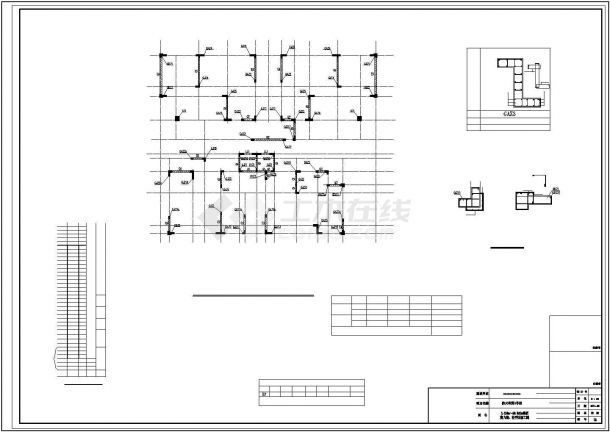 广西地区某大型商圈33层框架结构商住楼全套结构设计CAD图纸-图一